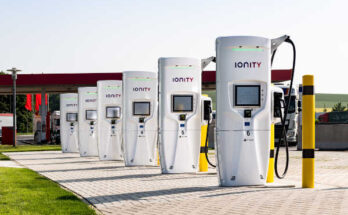 IONITY Schnellladestation bei Tank & Rast Brohltal Ost A61